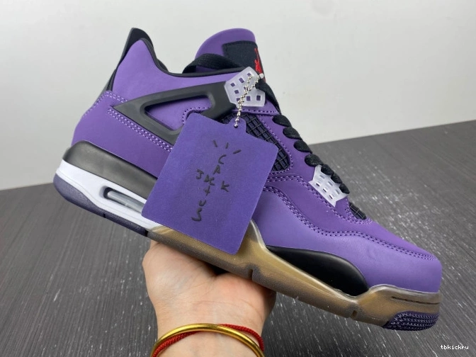 Rep TBK and 766296 Retro (Friends Travis 4 LN4 Purple Jordan Scott Family) 0808